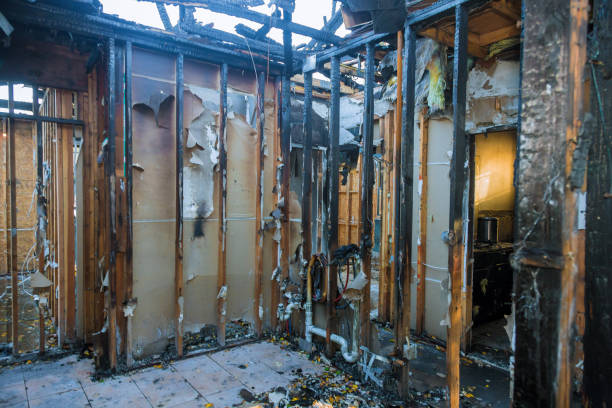 Professional Fire Damage Repair technician working in Springfield, OH